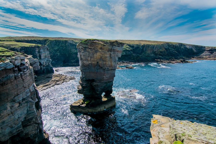 Kirkwall's Orkney Islands in Scotland