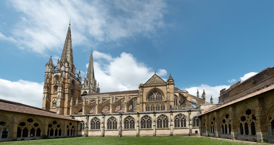 Gothic Cathedral in Bayonne