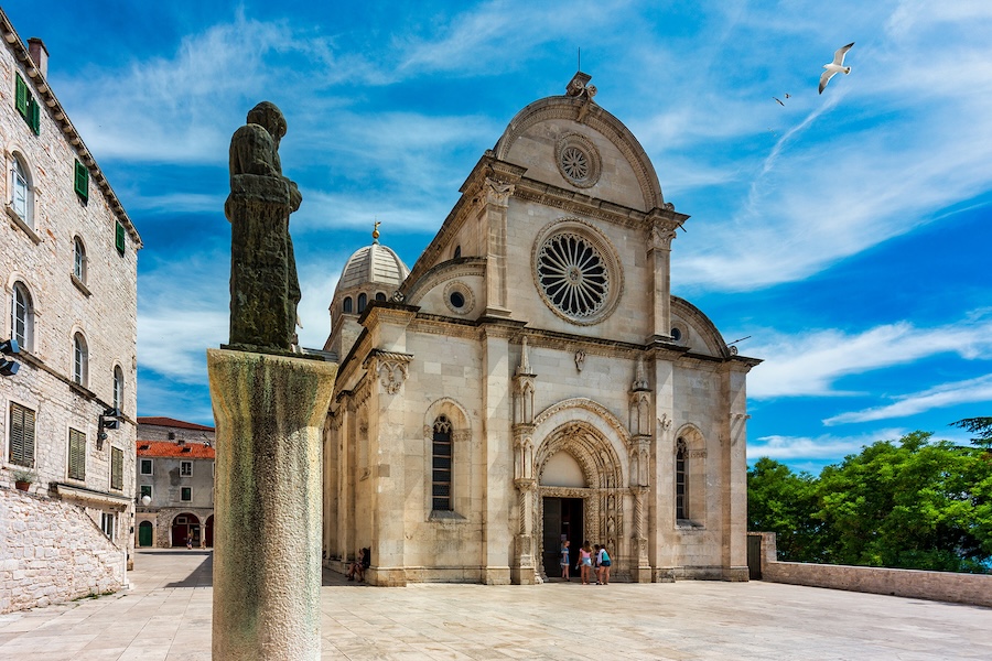 Historical structure in Sibenik
