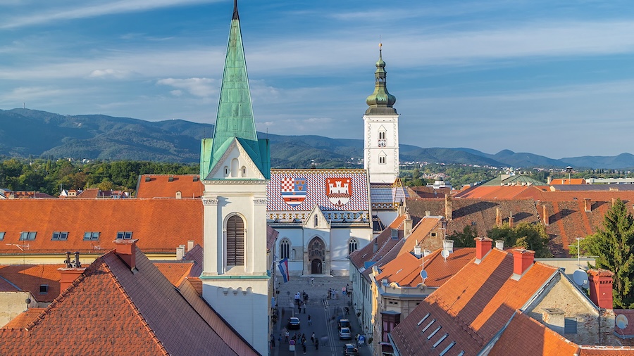 Steeples in Zagreb