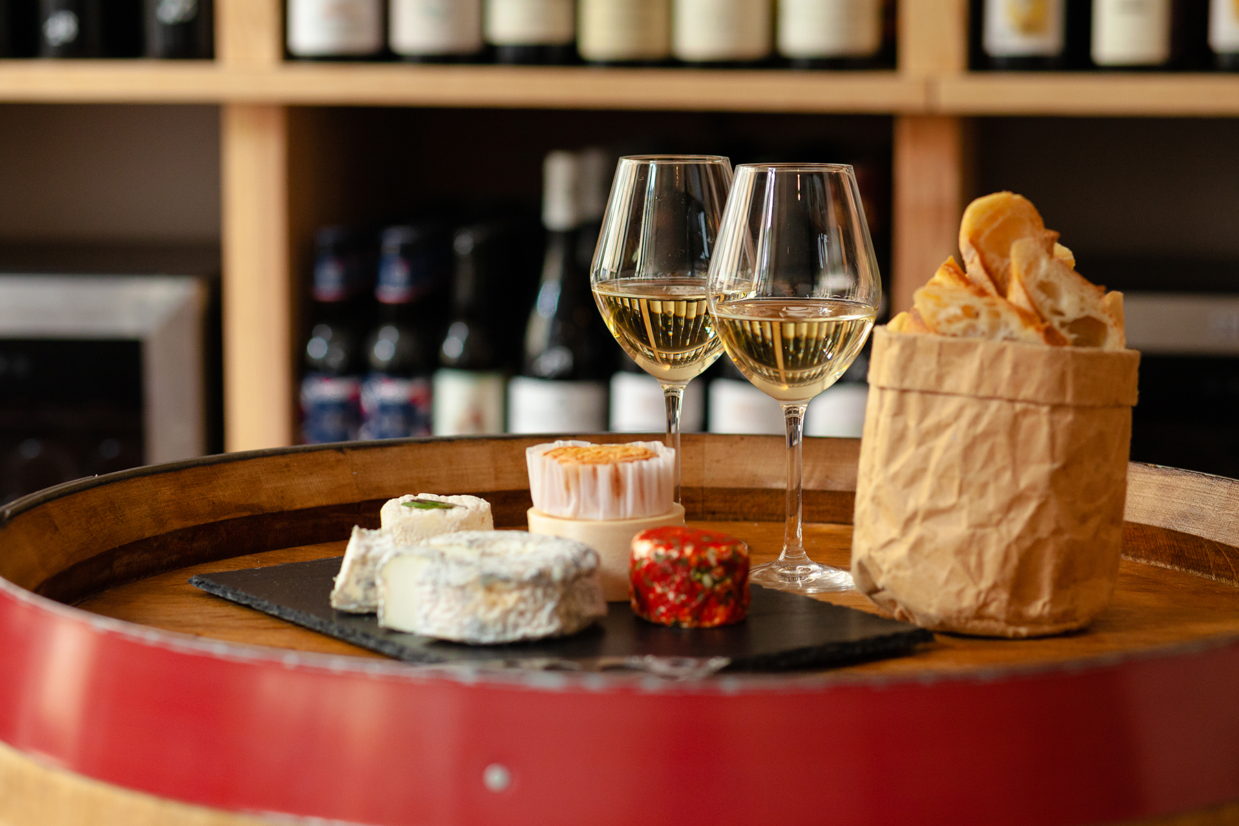 Wine and cheese