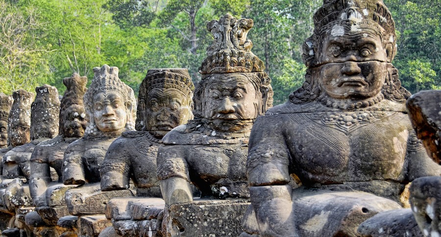 Sculptures in Cambodia