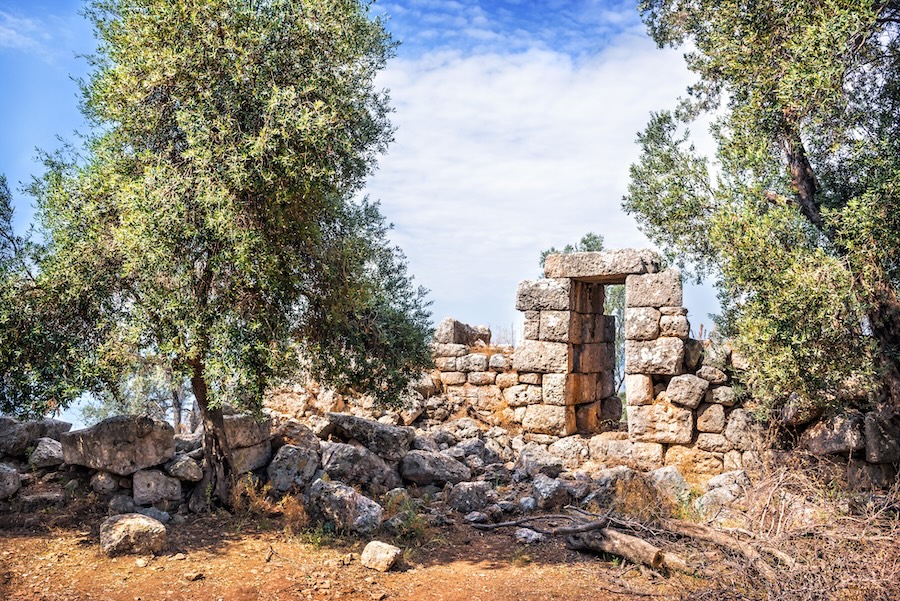 Cleopatra Island Ruins