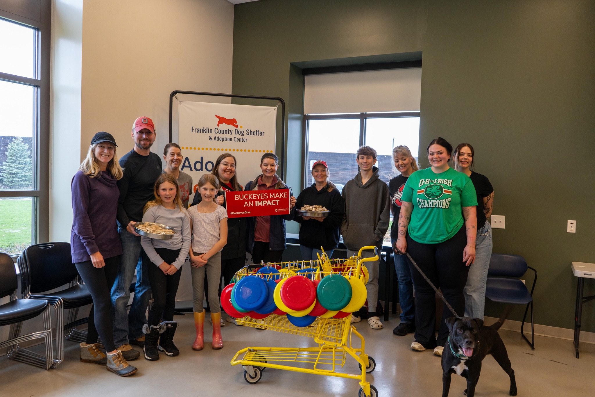 10 Buckeye volunteers pay forward at the Franklin County Dog Shelter