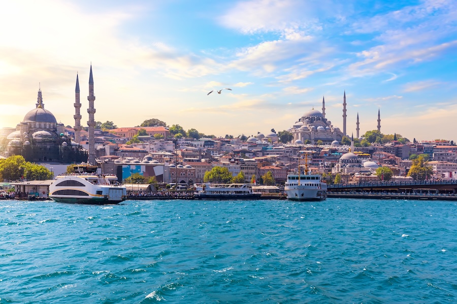 Istanbul from the ocean