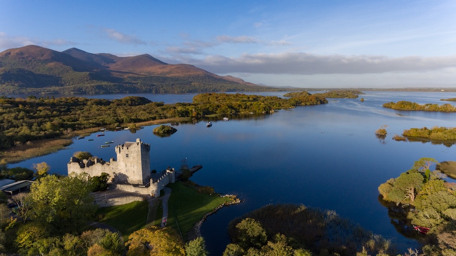 Aerial view of Killarney National Park