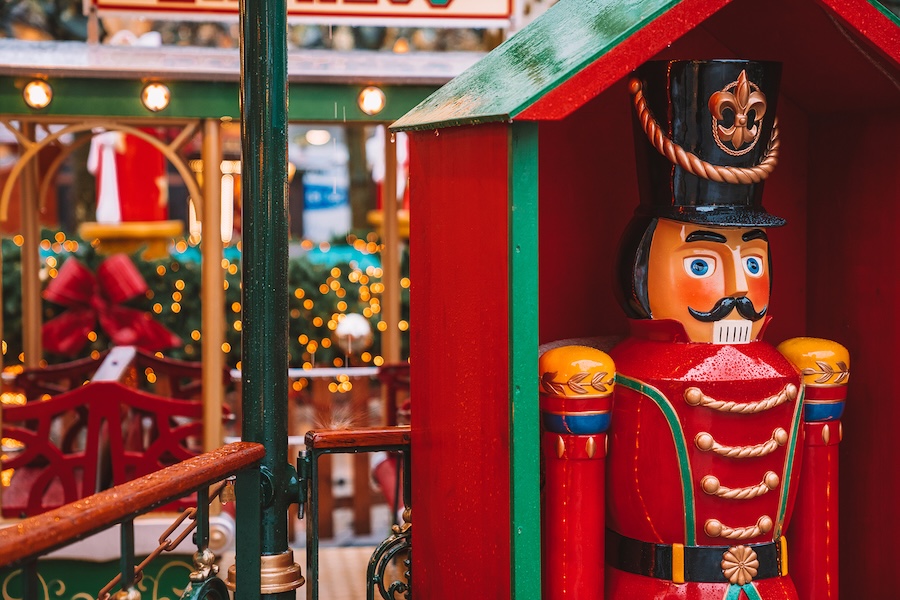 Nutcracker at the market
