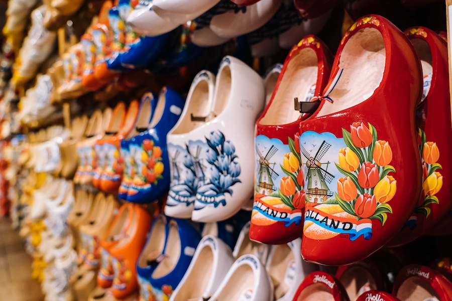 Traditional Dutch clogs