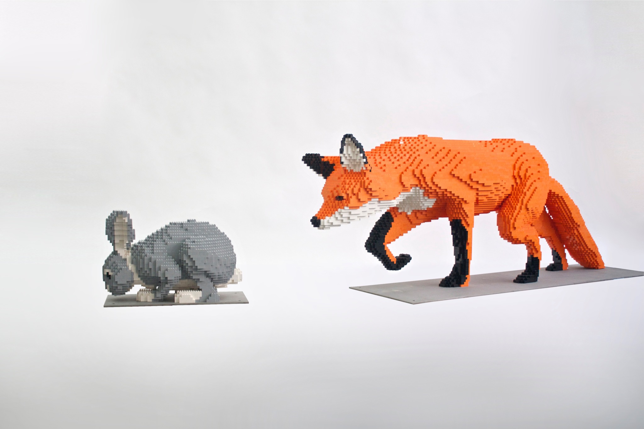 lego fox and lego rabbit