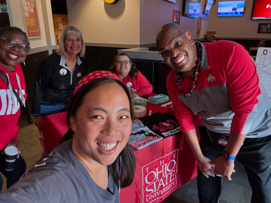 central florida club members smiling at an event 