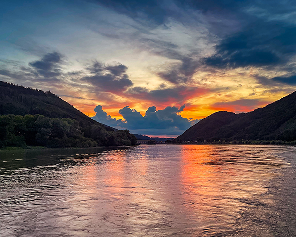 Landscape in Engelhartszell