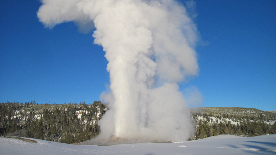 Yellowstone eruption.