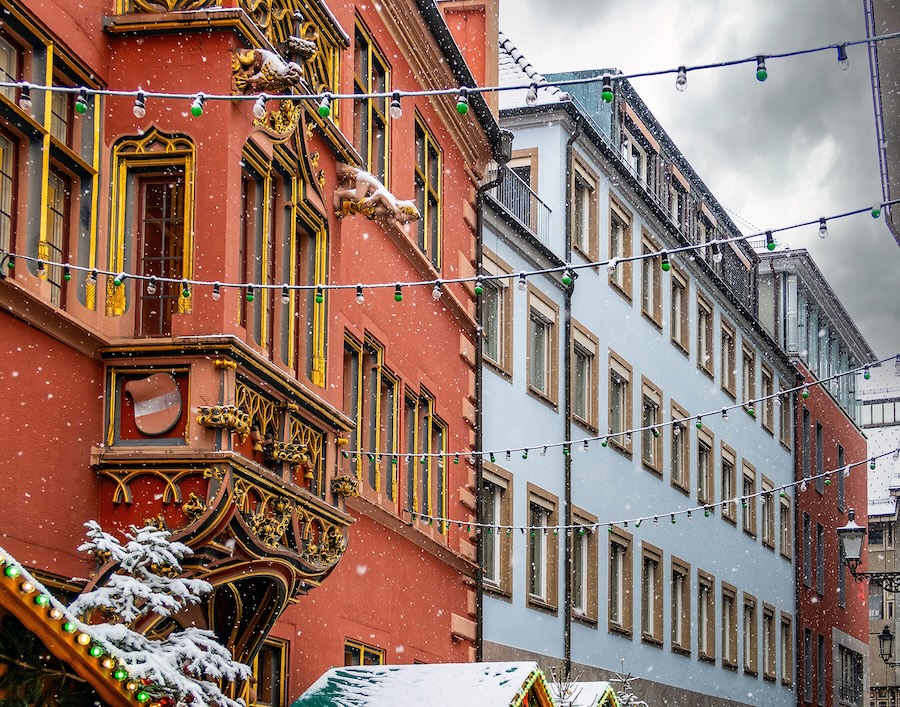 Freiburg city buildings