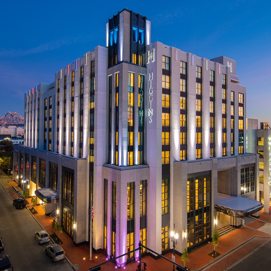 Hotel at night