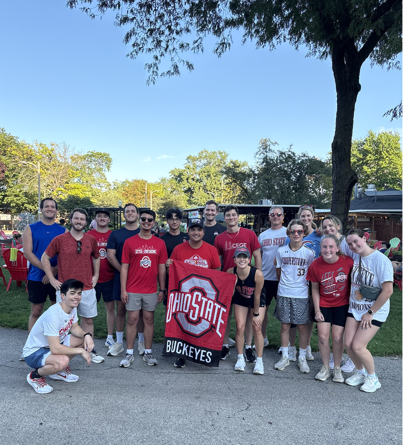 Group of Ohio State Buckeyes alumni in Chicago
