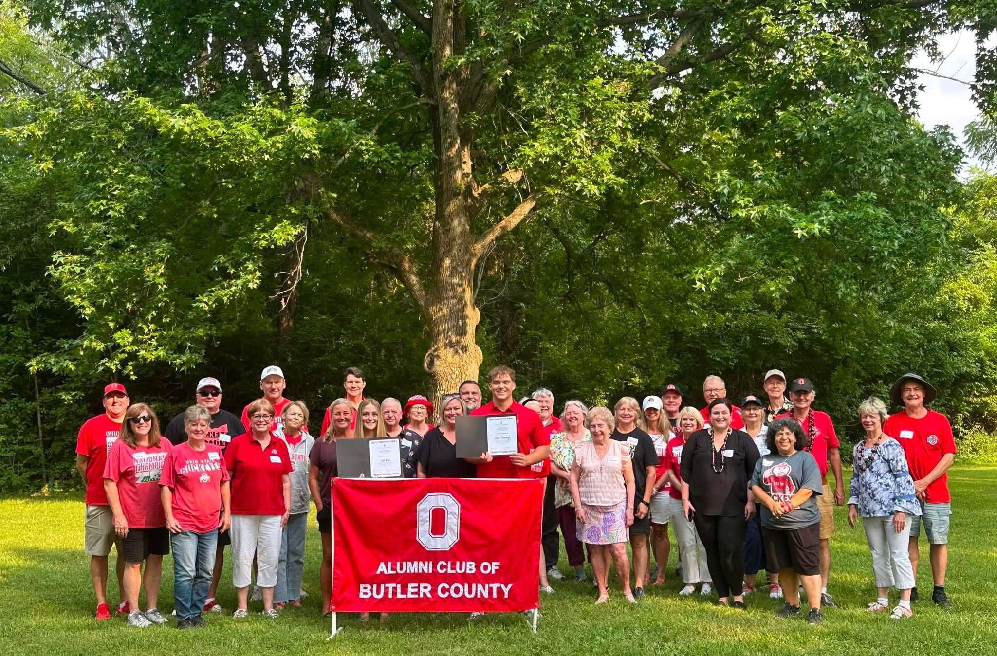 Group of people at Butler County picnic