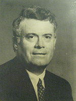 black and white photograph of Henry M. “Butch” O’Neill, ’57