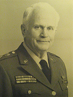 black and white photograph of BG (Ret.) Carlos K. Hayden, ’41