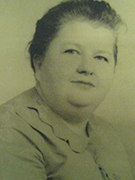 black and white photograph of Mrs. Joanne K. Craft, ROTC employee (dec.)