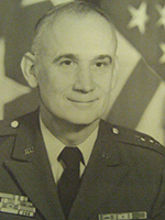 black and white photograph of MG (Ret.) David W. Einsel, ’50 (dec.)