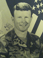 black and white photograph of COL (Ret.) James J. Watkins, ’70