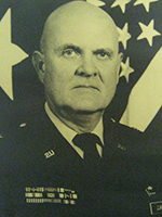 black and white photograph of BG (Ret.) William (Bill) Hall, (dec.)