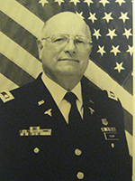 black and white photograph of LTC (Ret.) Daryl J. Kelly, ’69, ’71