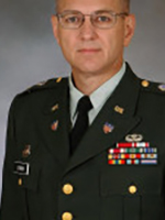 military portrait of COL (Ret.) Mark Storer, ’75