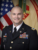 military portrait of Colonel Patrick Kaune, ’92