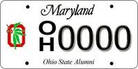 maryland license plate