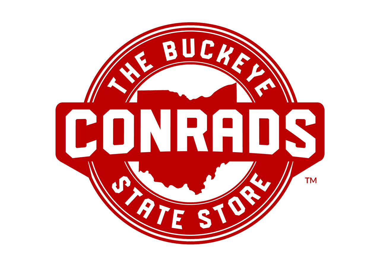 logo for conrads the buckeye state store