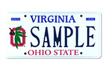 Virginia license plate