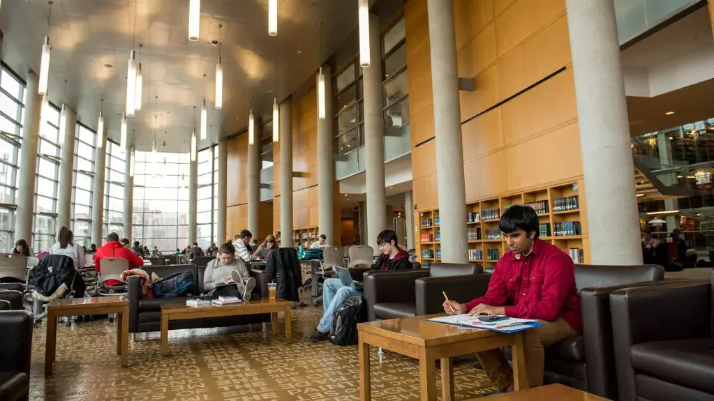 Studying in Buckeye Reading Room