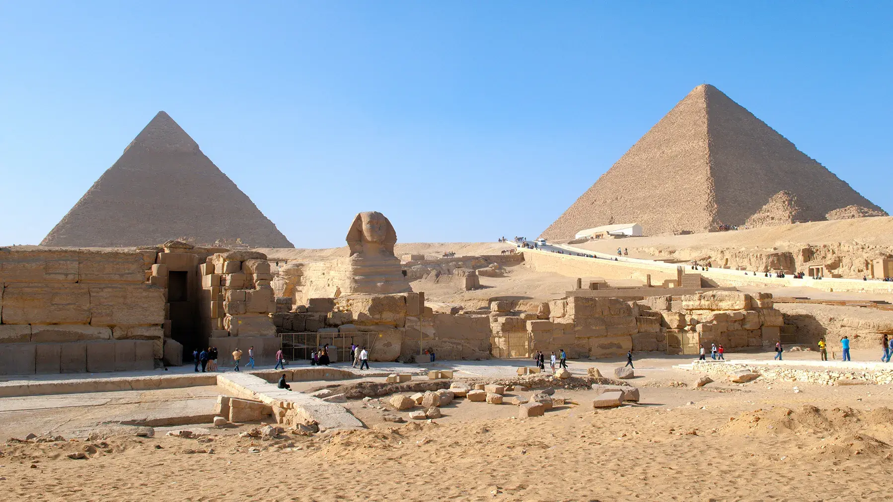 Egyptian Pyramids and sphynx 