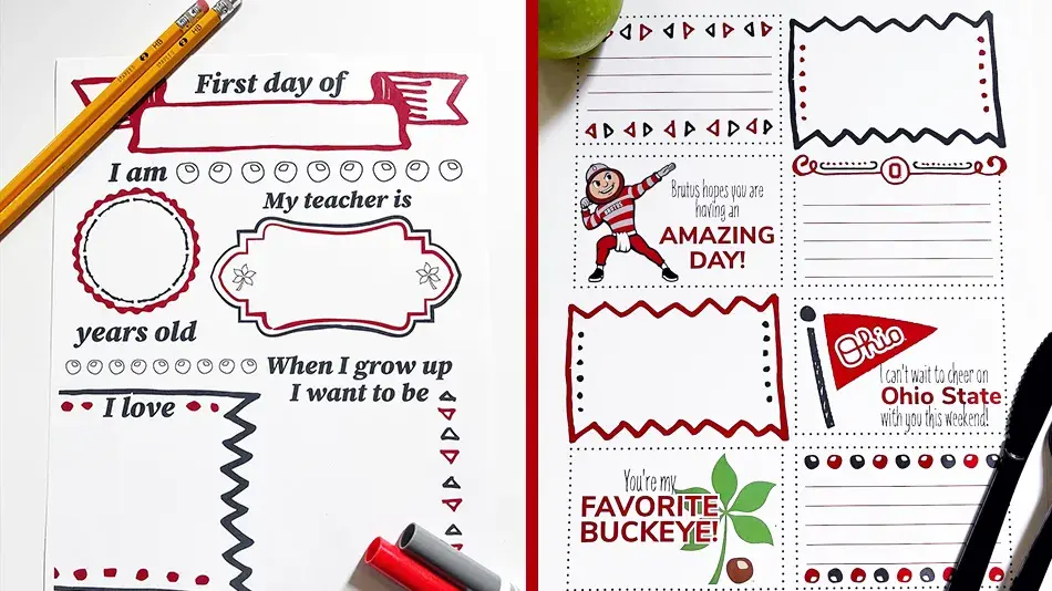 buckeye-themed back to school