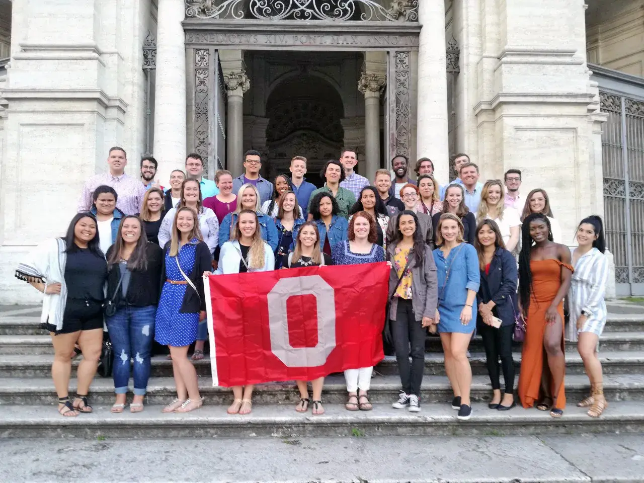 group photo of the Classic Europe tour participants