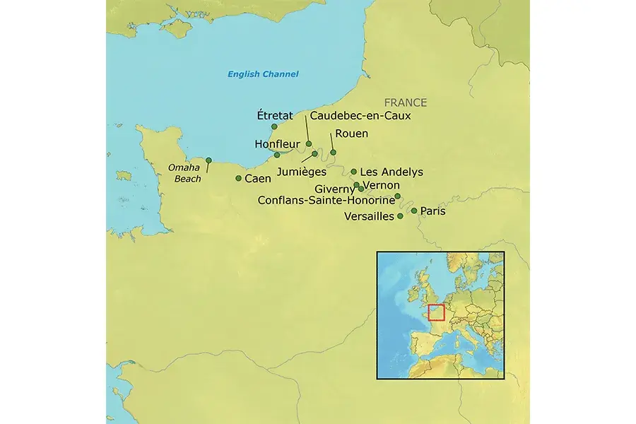 Grand Seine River tour map