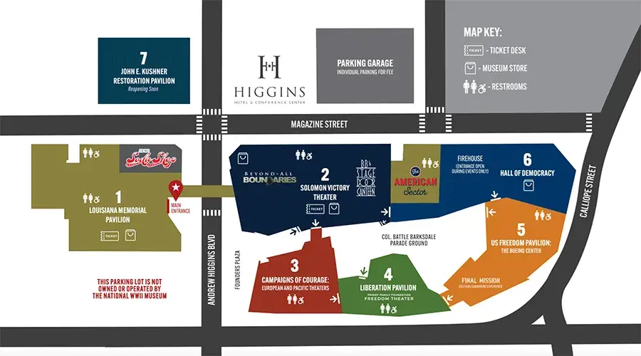 Experience the Victory tour map