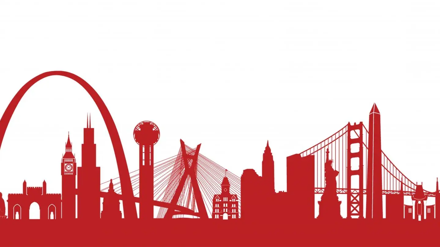 illustration of city skylines