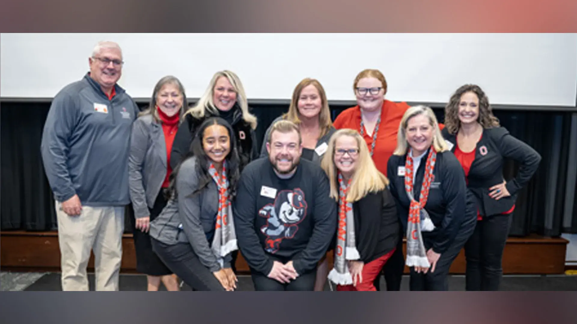 OSUAA staff members pose for a photo