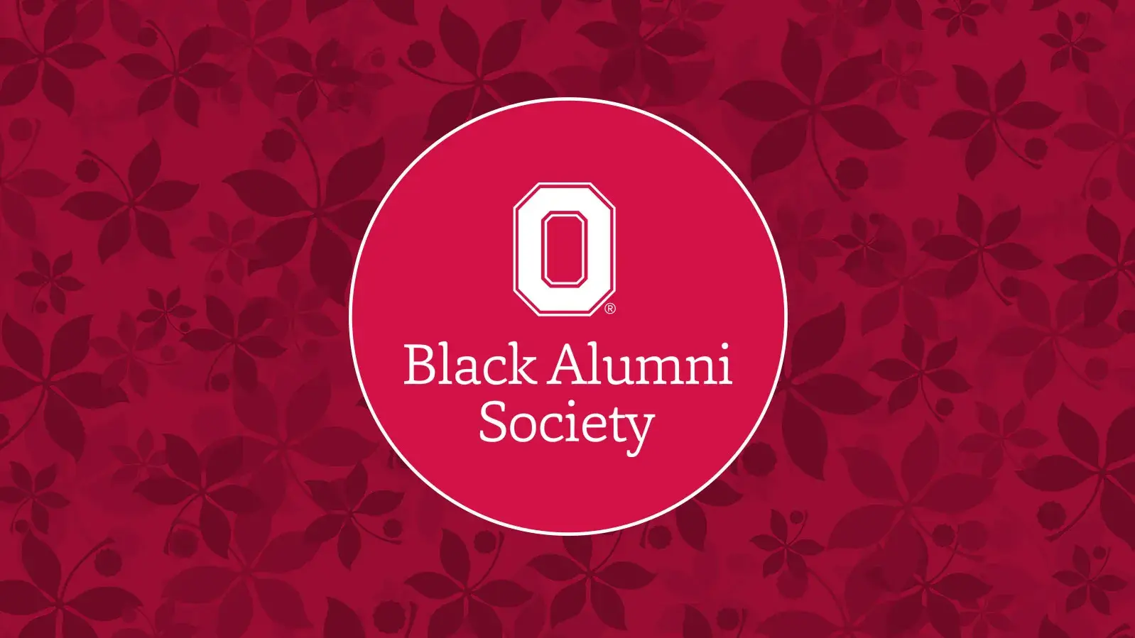 black alumni society logo with an ohio state block o