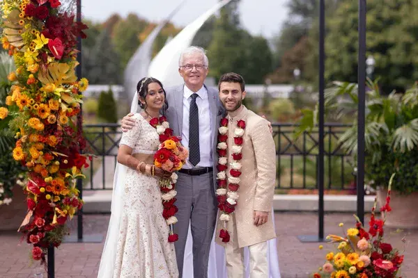 Photo of Astha & Andrew at wedding