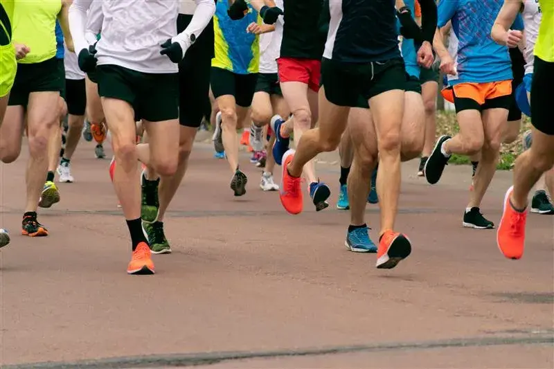 Runners in a 5K