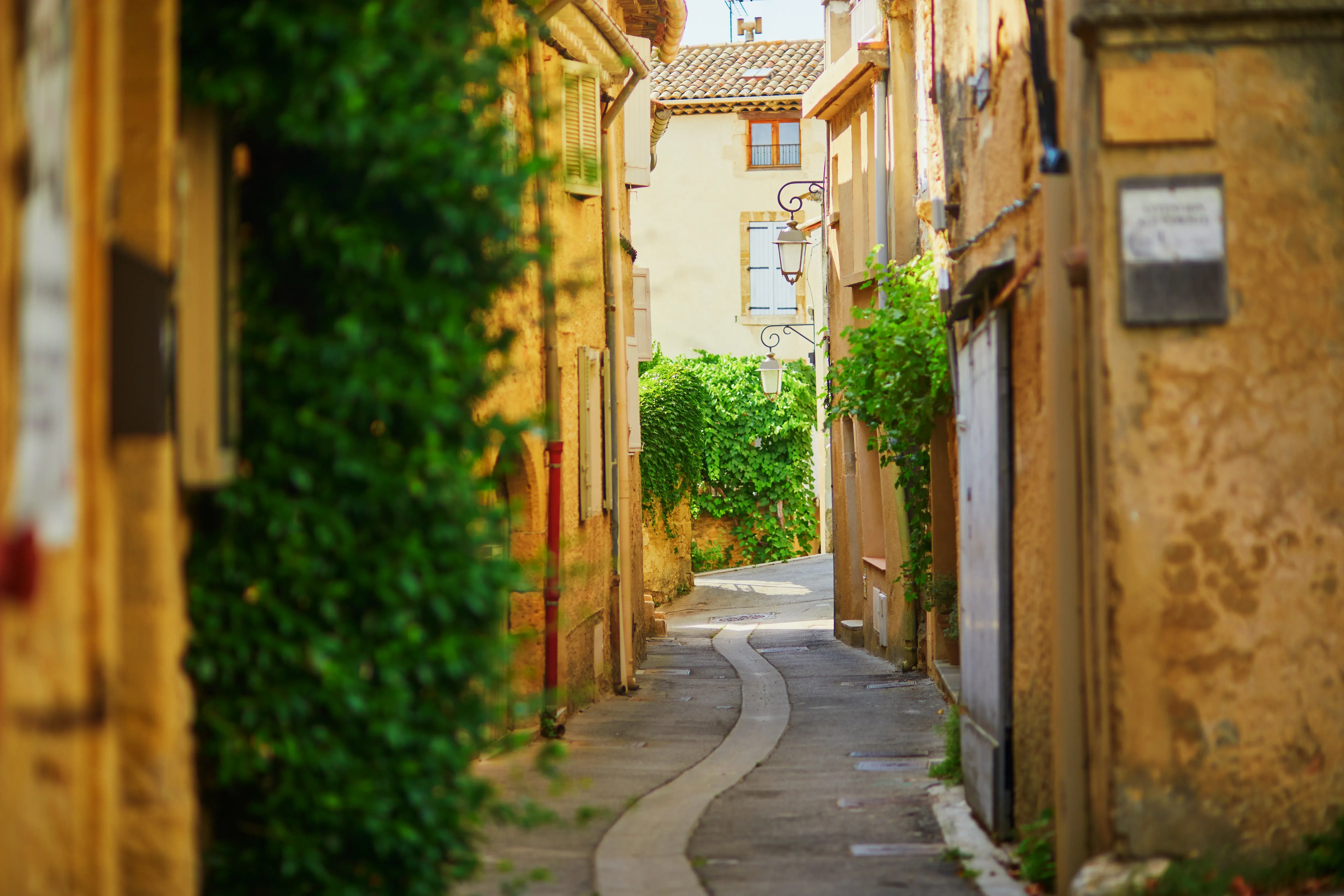 A narrow side street in Provence