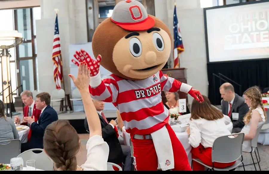 Brutus at the Alumni in Government Luncheon