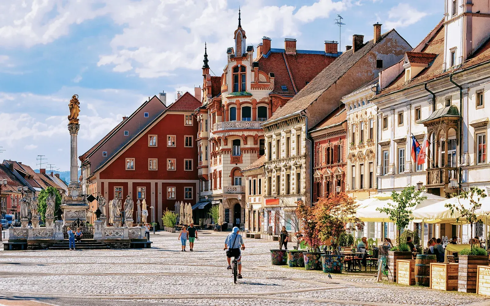 town in Slovenia with historic architecture