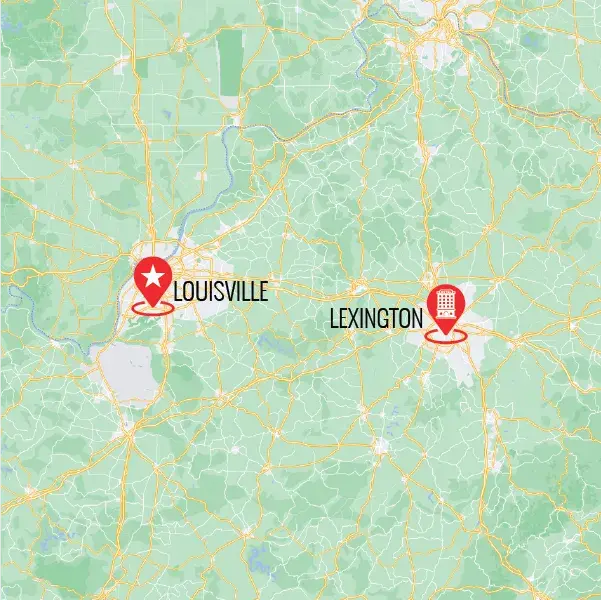 Tour map for Kentucky Derby