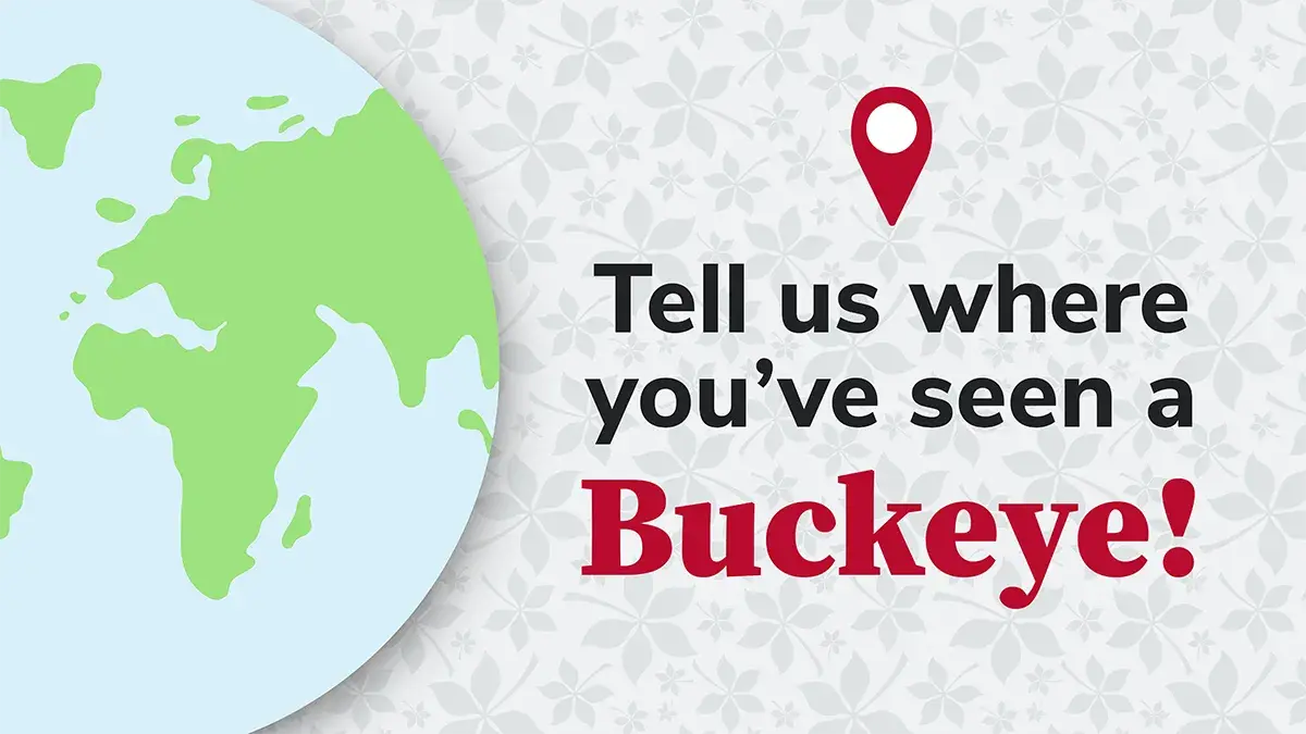 tell us where you've seen a Buckeye