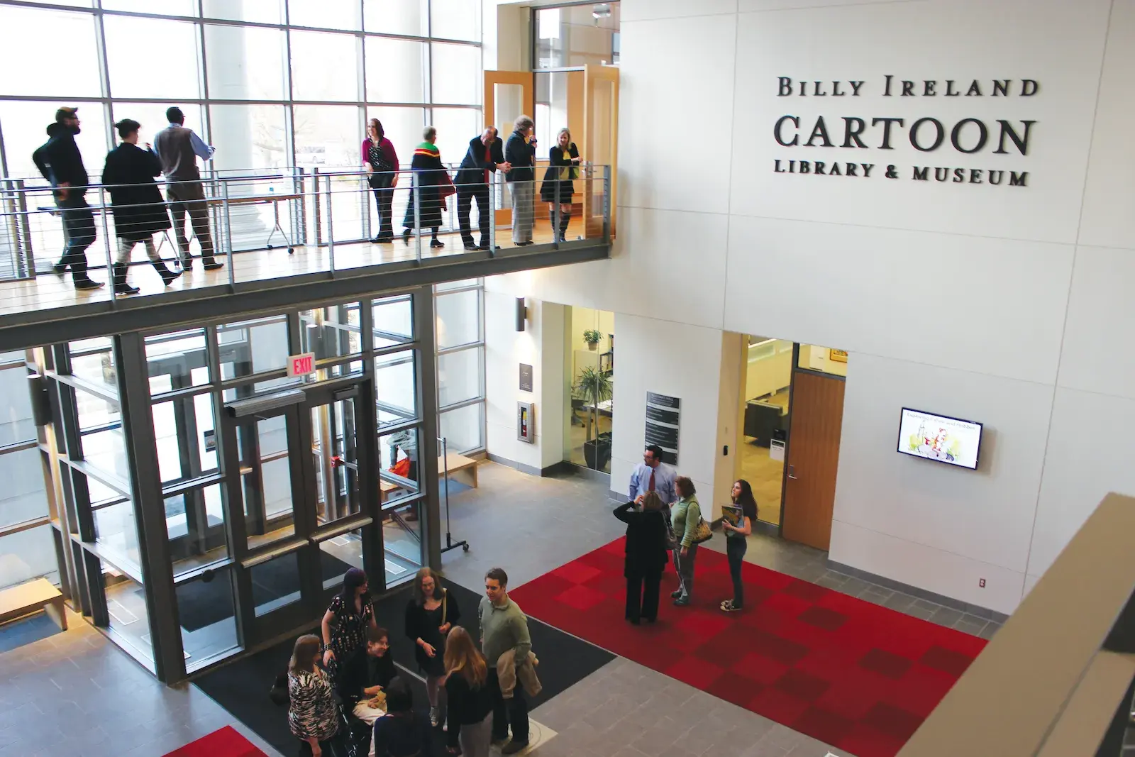 Entrance to Billy Ireland Cartoon Museum