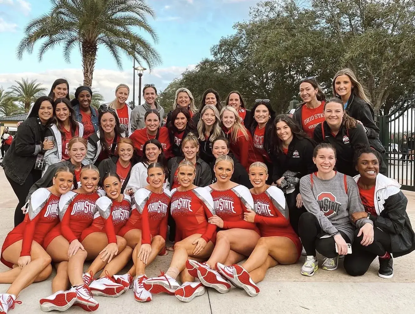 Group of dance team alumni society women